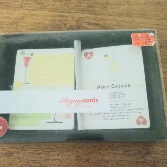 Playing cards With Drink Recipes NIB - Picture 2 of 3